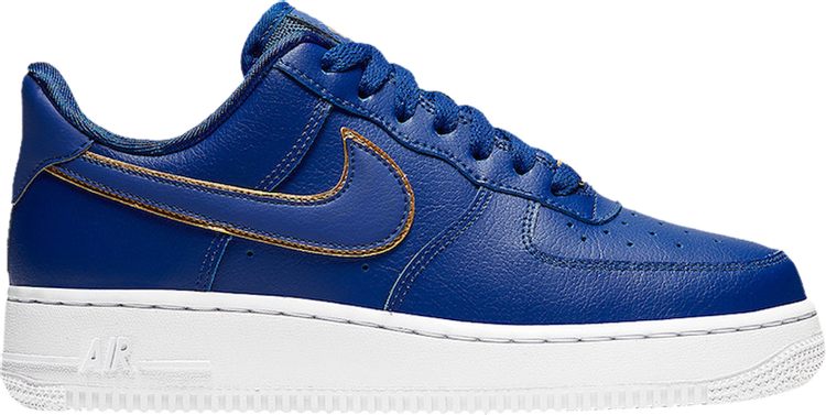 Nike Air Force 1 Low 'Swoosh Azul Dourado'