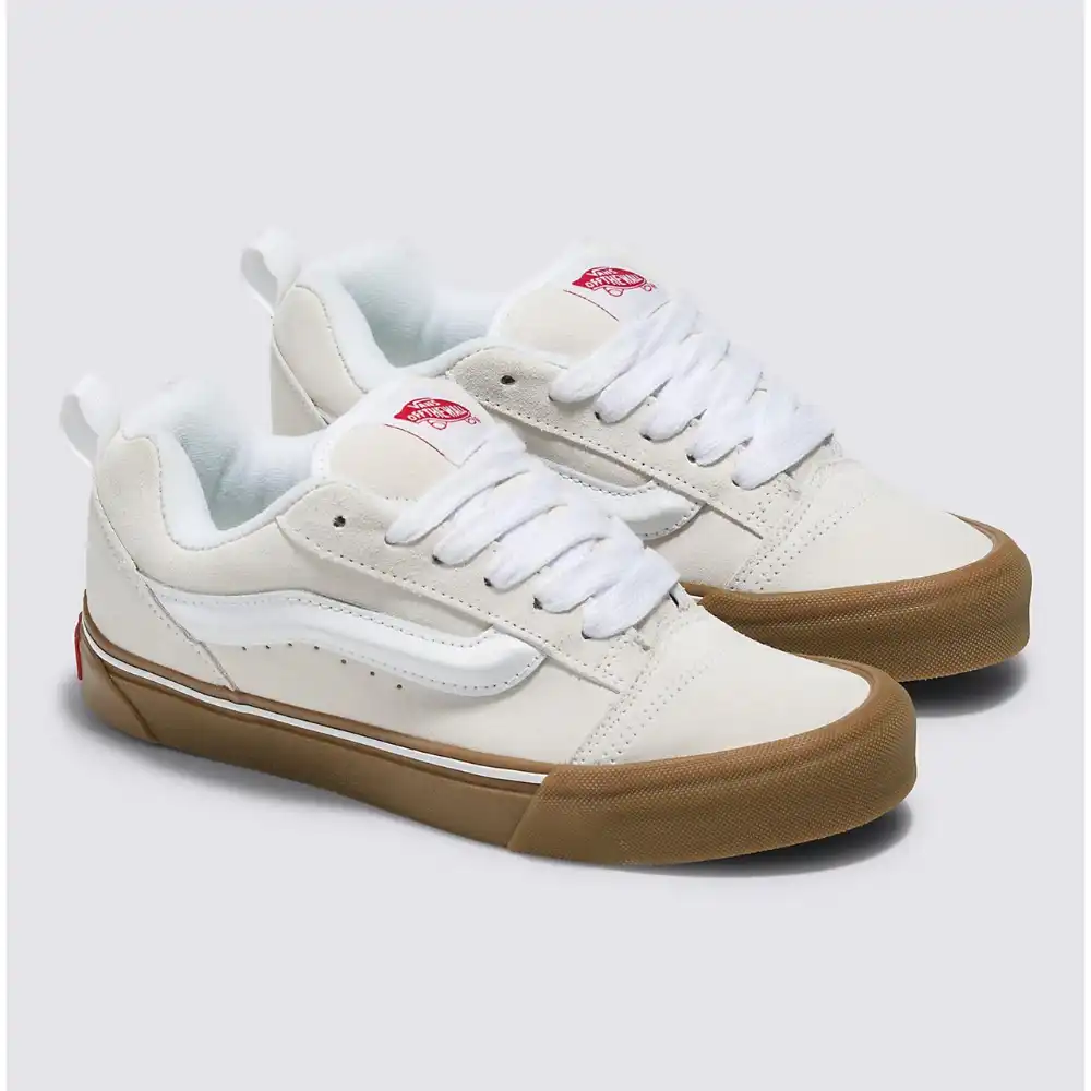 Tênis Vans Knu Skool Branco com Sola Gum