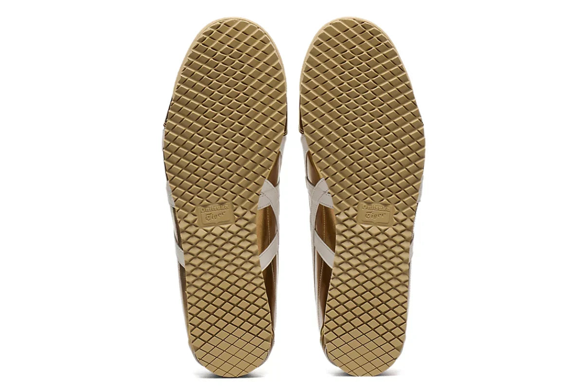 Onitsuka Tiger Mexico 66 SD Metallic Series Desert Camp Cream Dourado