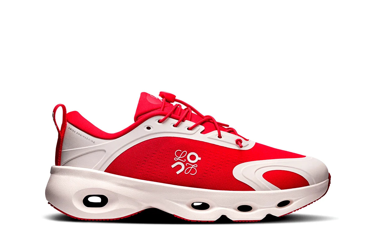 Tênis On Running Cloudsolo Loewe Red Eggshell Vermelho