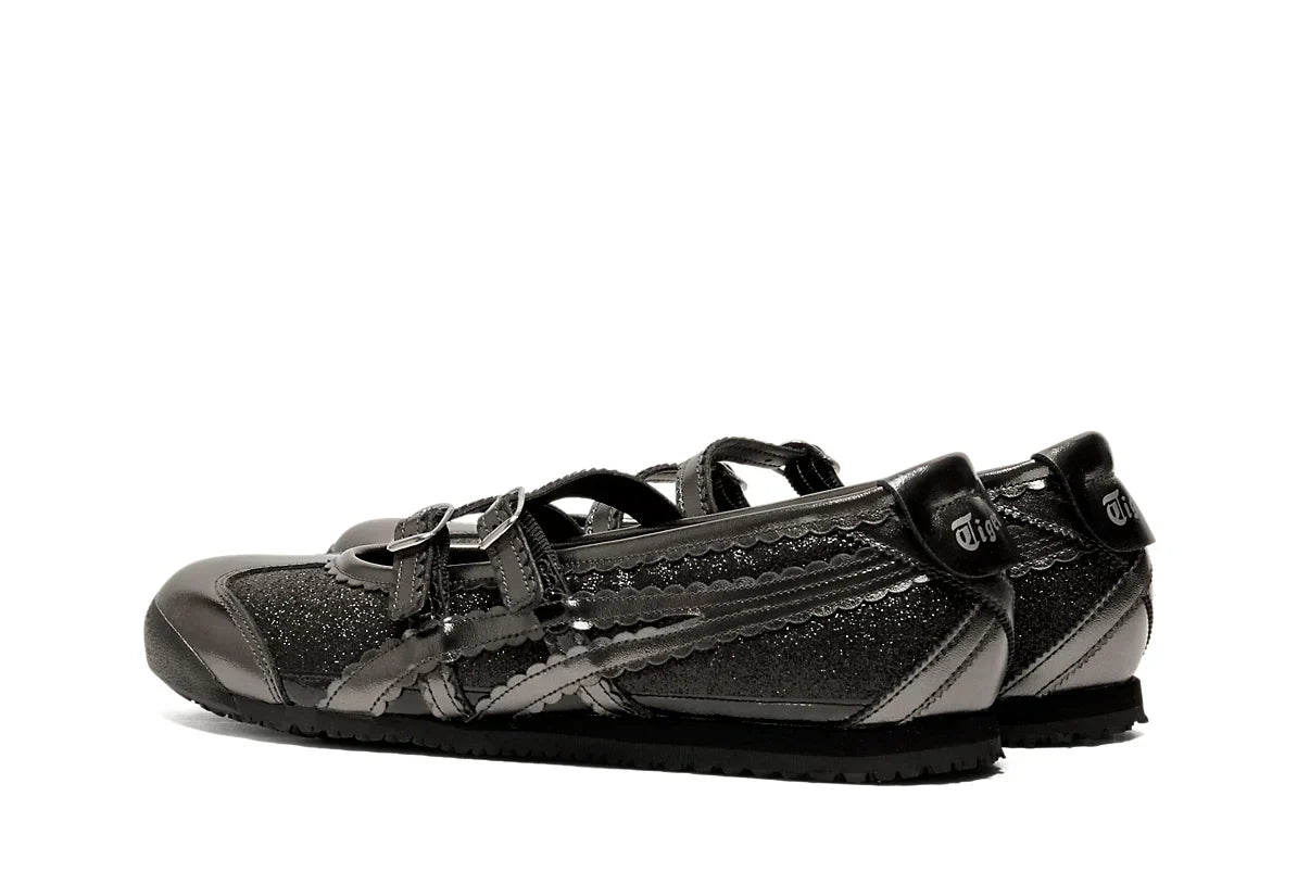 Onitsuka Tiger Mexico 66 TGRS Black/Gunmetal Glitter Pack Preto