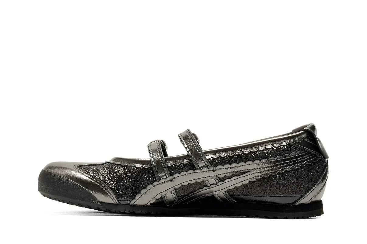 Onitsuka Tiger Mexico 66 TGRS Black/Gunmetal Glitter Pack Preto