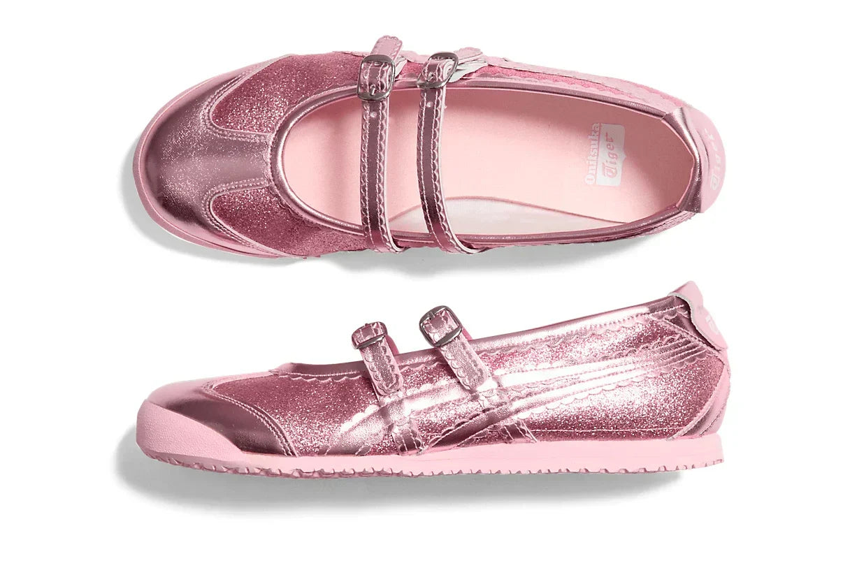 Onitsuka Tiger Mexico 66 TGRS Pink Cameo/Cotton Candy Glitter Pack Rosa